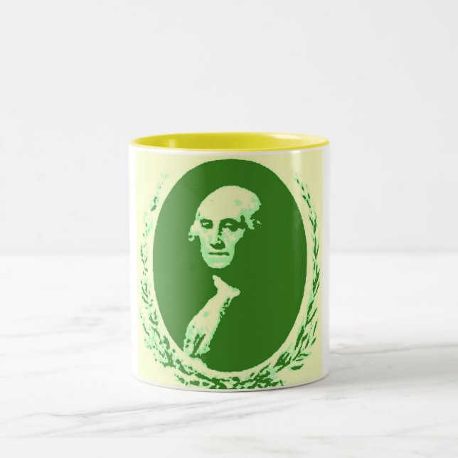 George Washington Two-Tone Coffee Mug (Center)