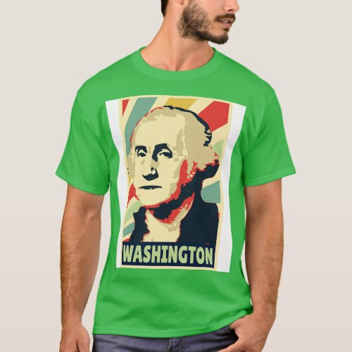 George Washington Vintage Colors T_Shirt