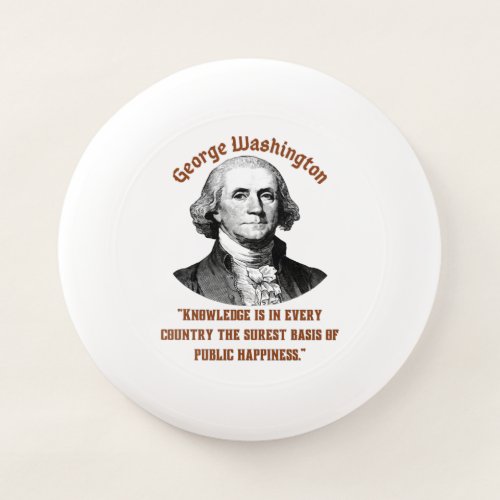 George Washington Wham_O Frisbee
