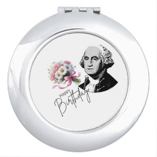 George Washington's birthday Compact Mirror