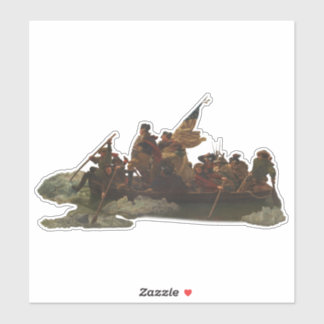 George Washington's crossing of the Delaware River Sticker