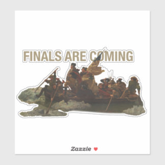 George Washington's crossing of the Delaware River Sticker