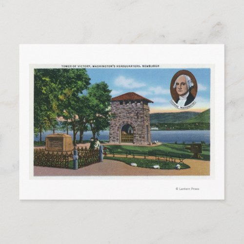 George Washingtons HQ Tower of Victory Scene Postcard