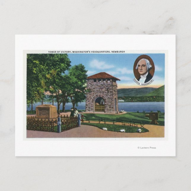 George Washington's HQ, Tower of Victory Scene Postcard (Front)