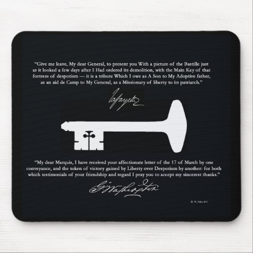 George Washingtons Liberty Key Mousepad