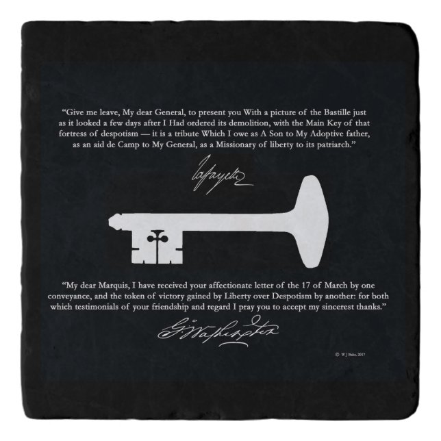 George Washington's Liberty Key Trivet (Front)