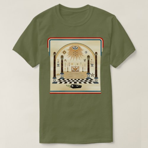 George Washingtons Masonic Apron Art T_Shirt