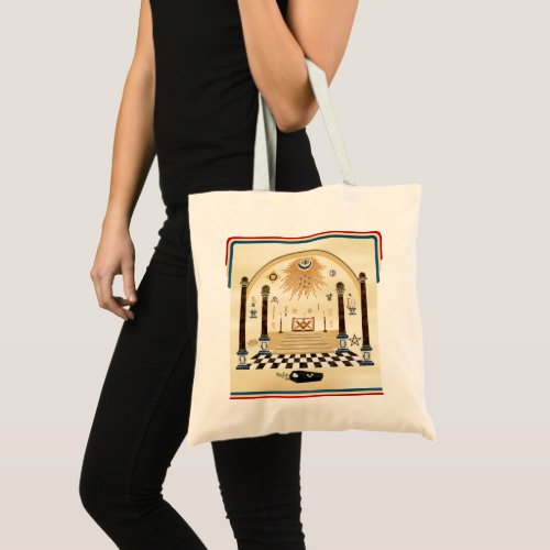 George Washingtons Masonic Apron Art Tote Bag
