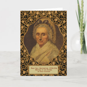 George Washington's Mom Mother's Day Card