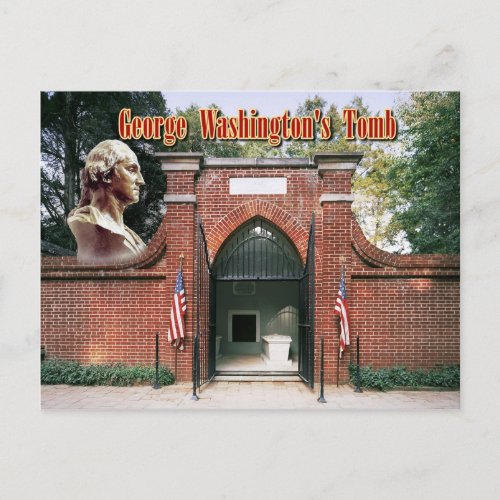 George Washingtons Tomb Mount Vernon Postcard