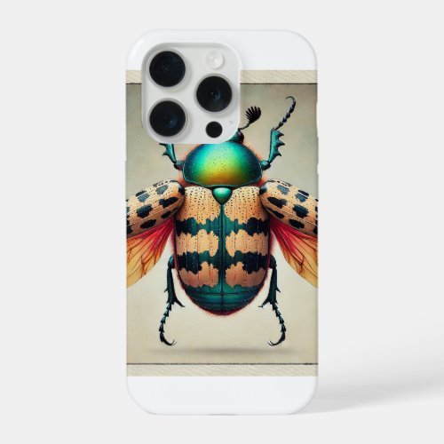 Georgeana Beetle 060724IREF118 _ Watercolor iPhone 15 Pro Case