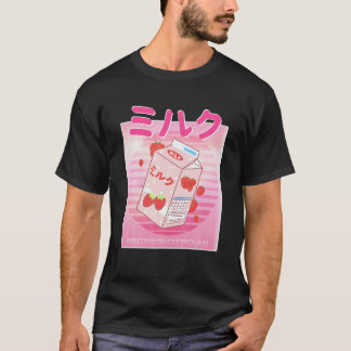 Georgenotfound Merch Japanese Strawberry Milk Shak T-Shirt