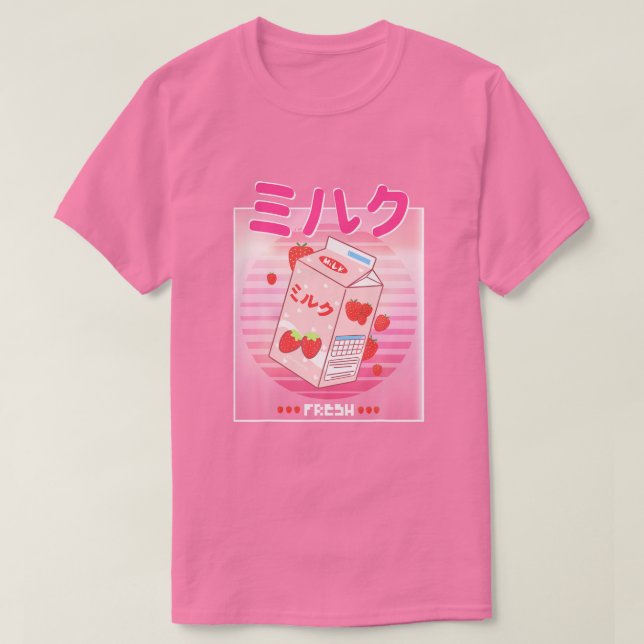 Georgenotfound Merch Japanese Strawberry Milk Shak T-Shirt