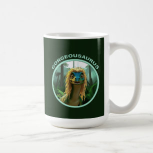 Georgeousaurus Blond Dinosaur Coffee Mug
