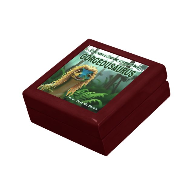 Georgeousaurus Blond Dinosaur Gift Box (Side)