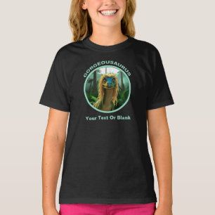 Georgeousaurus Blond Dinosaur T-Shirt