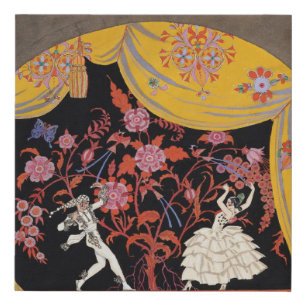 Georges Barbier - The Flamenco Faux Canvas Print