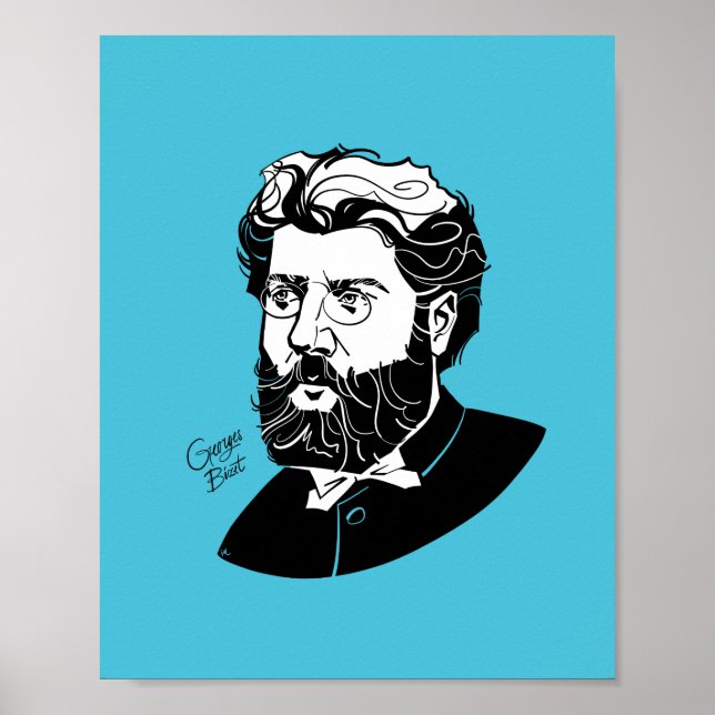 Georges Bizet Poster (Front)