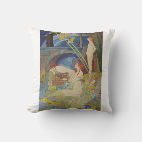 GEORGES DE FEURE THROW PILLOW