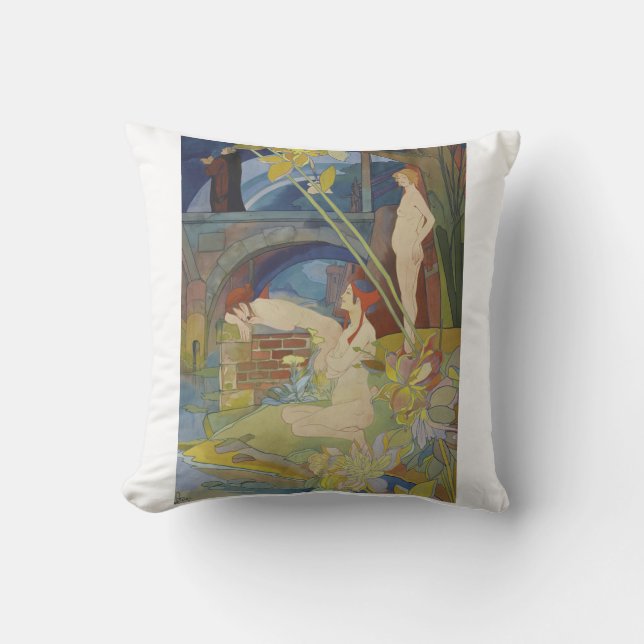 GEORGES DE FEURE THROW PILLOW (Front)