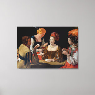 Georges de la Tour - Cheat with Ace of Diamonds Canvas Print