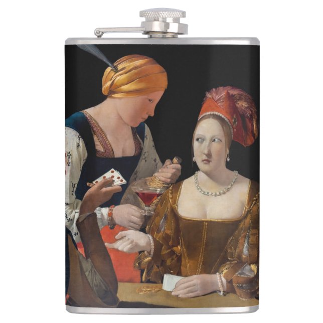 Georges de la Tour - Cheat with Ace of Diamonds Flask (Front)