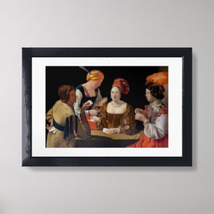 Georges de la Tour - Cheat with Ace of Diamonds Framed Art