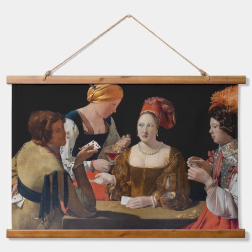 Georges de la Tour _ Cheat with Ace of Diamonds Hanging Tapestry