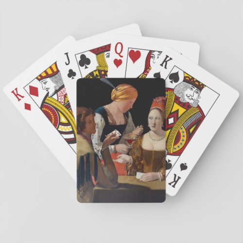 Georges de la Tour _ Cheat with Ace of Diamonds Playing Cards