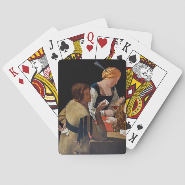 Georges de la Tour - Cheat with Ace of Diamonds Poker Cards (Back)