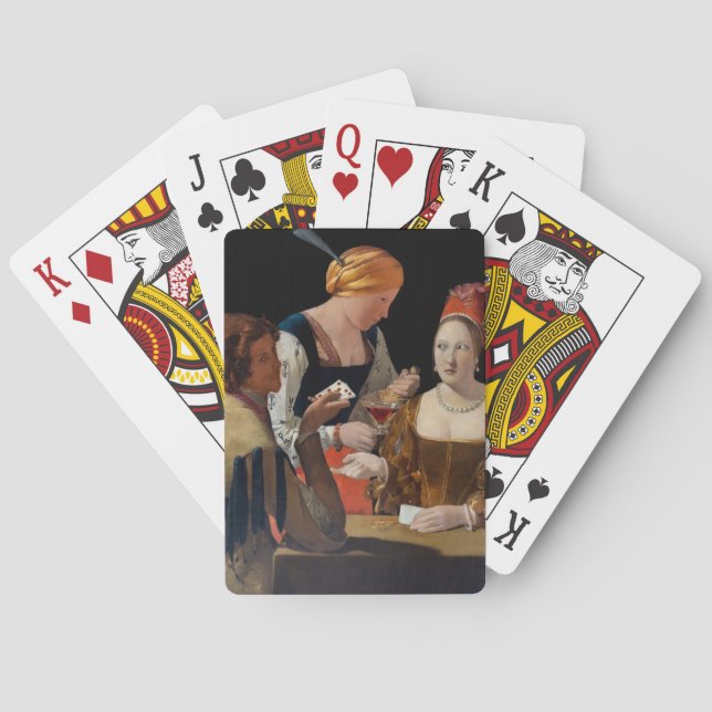 Georges de la Tour - Cheat with Ace of Diamonds Poker Cards (Back)