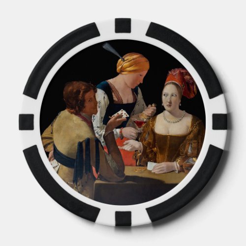 Georges de la Tour - Cheat with Ace of Diamonds Poker Chips