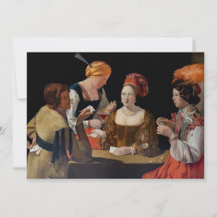 Georges de la Tour - Cheat with Ace of Diamonds Thank You Card