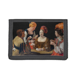 Georges de la Tour - Cheat with Ace of Diamonds Tri-fold Wallet