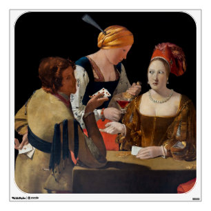 Georges de la Tour - Cheat with Ace of Diamonds Wall Decal