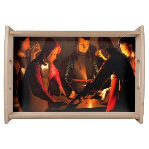 Georges de la Tour - The Dices Players Serving Tray
