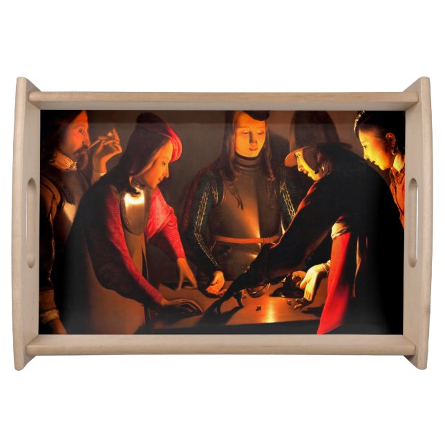 Georges de la Tour - The Dices Players Serving Tray (Front)