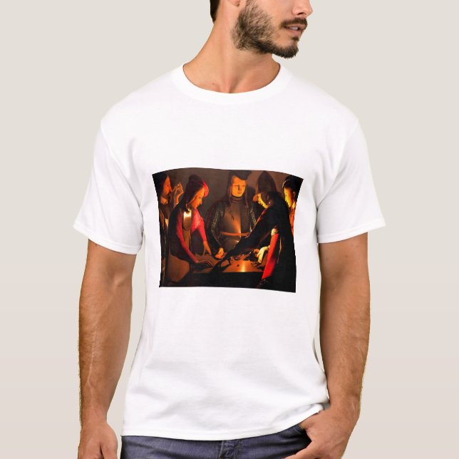 Georges de la Tour - The Dices Players T-Shirt (Front)