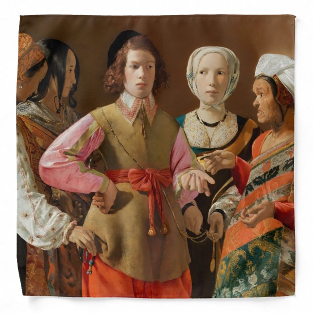 Georges de la Tour - The Fortune Teller Bandana (Front)