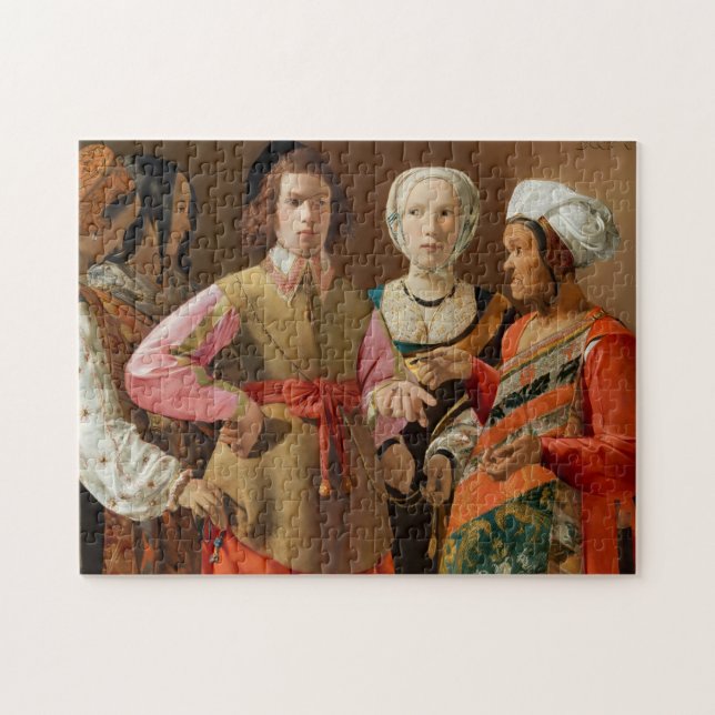 Georges de la Tour - The Fortune Teller Jigsaw Puzzle (Horizontal)