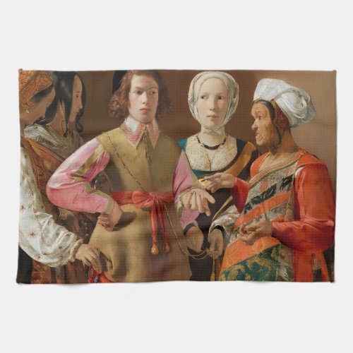 Georges de la Tour _ The Fortune Teller Kitchen Towel