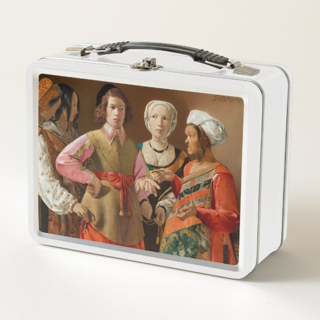 Georges de la Tour - The Fortune Teller Metal Lunch Box (Front)