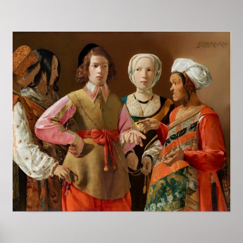 Georges de la Tour _ The Fortune Teller Poster