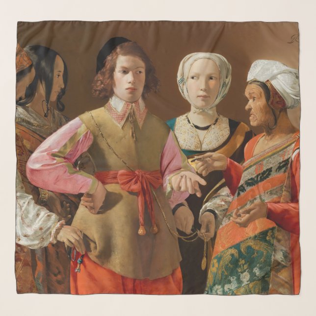 Georges de la Tour - The Fortune Teller Scarf (Front)