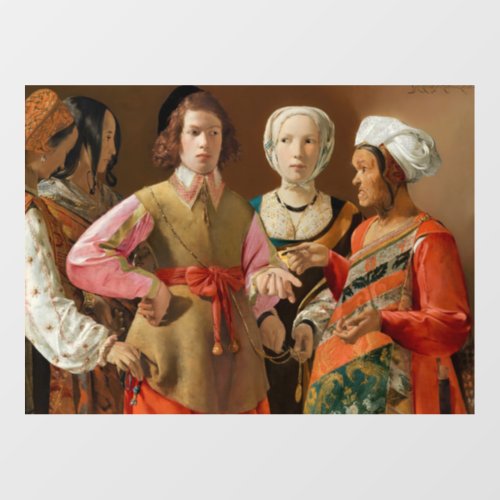 Georges de la Tour _ The Fortune Teller Wall Decal