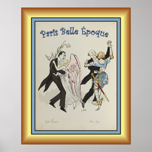 Georges Goursat ~ Paris Belle Epoque ~1913 ~ Poster (Front)
