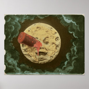 Georges Méliès - Le Voyage dans la lune - 1902 Poster