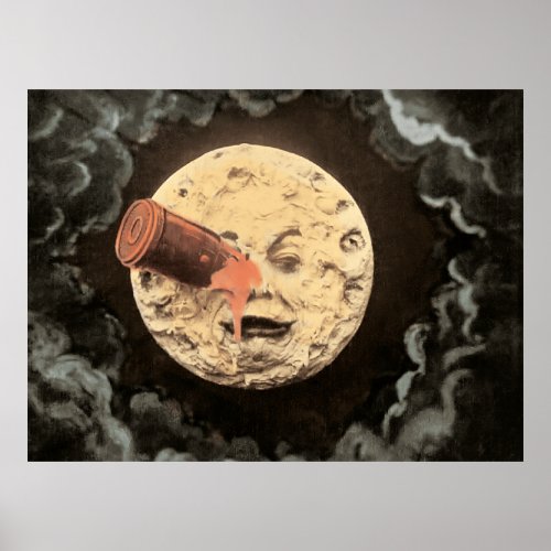 Georges Meliess 1902 film  Le voyage dans la lune Poster