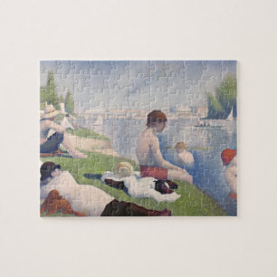Georges Pierre Seurat Bathers at Asni�res, 1884 Jigsaw Puzzle
