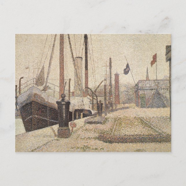 Georges Pierre Seurat | La Maria at Honfleur, 1886 Postcard (Front)